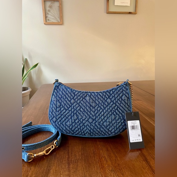 Karl Lagerfeld Denim Lafayette Convertible Crossbody Shoulder Bag NWT - Picture 11 of 11